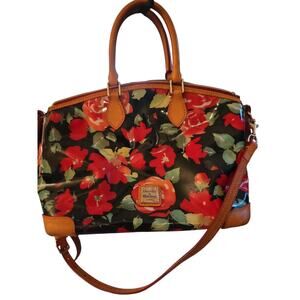Dooney & Bourke Rose Floral Satchel